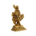 Peacock Murugan Standing On Base Murti - 3 .75 x 2 Inches | Brass Idol / Murugan with Peacock Statue For Pooja - Brass Murties