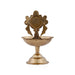 Chakra Lamp - 4.5 x 3 Inches | Brass Lamp/ Chakra Deep/ Vilakku for Pooja/ 130 Gms Approx - Karthik Deep