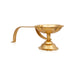 Kapoor Dhani With Handle - 2 x 6 Inches | Camphor Burner/ Brass Arti for Pooja/ 75 Gms Approx - Kapur Aarti