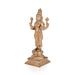 Lakshmi Standing On Base Murti - 12 x 6 Inches | Panchaloha Idol / Lakshmi Statue For Pooja - Panchaloha Murties