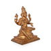 Bhuvaneshwari Sitting On Base Murti - 9 x 6 Inches | Panchaloha Idol / Bhuvaneshwari Statue For Pooja - Panchaloha Murties