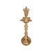 Brass Kuthu Vilakku - 50 x 12 Inches | Brass Vilakku / Ganesha Nagas Kuthu Vilakku / Deepam for Pooja - Kuthuvilakku