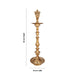 Brass Kuthu Vilakku - 50 x 12 Inches | Brass Vilakku / Ganesha Nagas Kuthu Vilakku / Deepam for Pooja - Kuthuvilakku