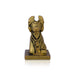 Nandi Statue With Base - 2 X 2 Inches | Antique Brass Idol/ Nandhi Statue/ Nandi Murti For Spiritual Vibes - Brass Murties