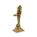 Standing Lady Deepam - 8 x 3 Inches | Antique Brass Vilakku/ Brass Lamp for Pooja/ 1.300 Kgs Approx - Paavai Vilakku / Lady With A Lamp