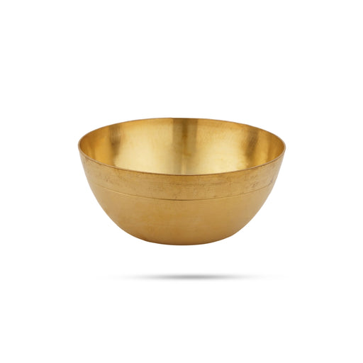Brass Bowl - 1 x 2.5 Inches | Brass Cup/ Puja Bowl for Home/ 25 Gms Approx - Bowls