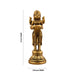 Welcome Lady With Lamp - 5 x 1.75 Inches | Antique Brass Lamp/ Standing Lady With Deepam for Pooja/ 410 Gms - Paavai Vilakku / Lady With A Lamp