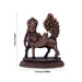 Kamadhenu Statue - 2 x 1.75 Inches | Copper Idol/ kaamdhenu Cow with face and Wings/ 70 Gms Approx - Table Stand Accessories