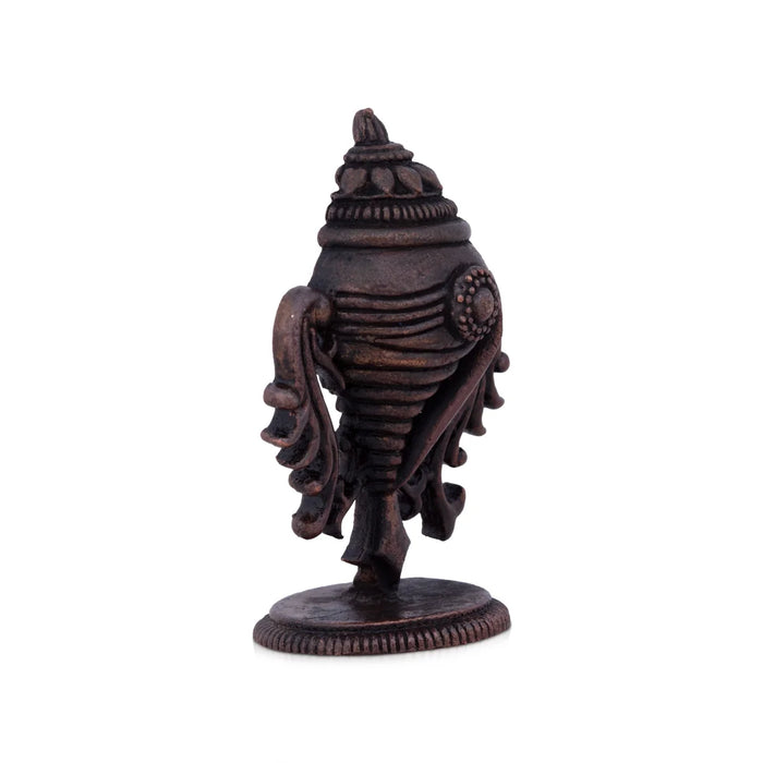 Sri shankhu Idol - 2 x 1.5 Inches |Copper Idol/ Shank Statue for Pooja/ 45 Gms Approx