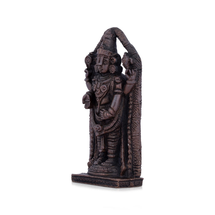 Balaji Murti - 4 x 1.5 Inches | Copper Idol/ Balaji Idol for Pooja/ 235 Gms Approx - Copper Murties