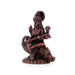 Saraswati Devi Statue - 3 x 2 Inches | Saraswati Statue Sitting On Swan / Copper Idol/ Saraswathi Idol for Pooja/ 115 Gms Approx - Copper Murties
