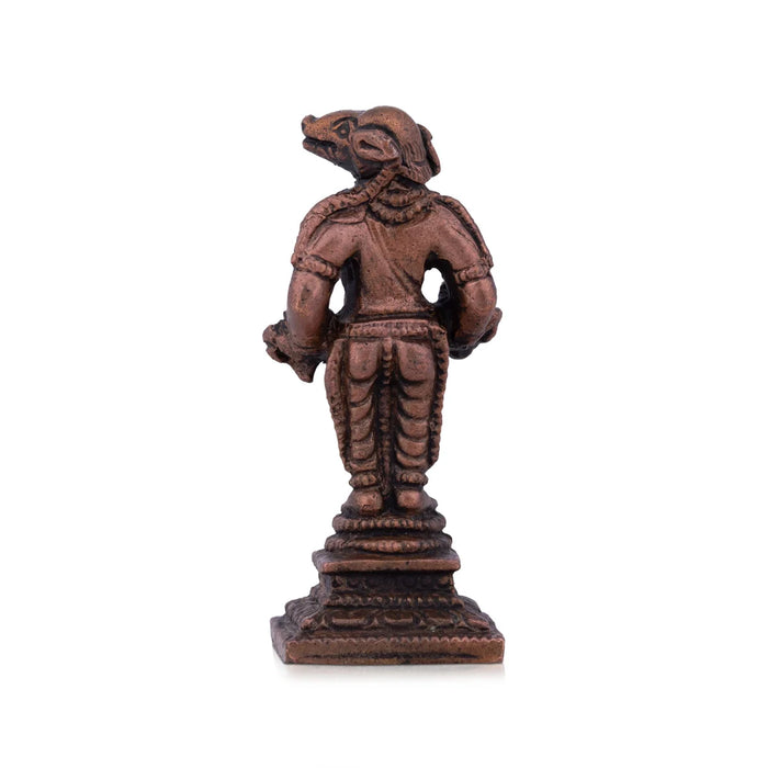 Varaha Idol - 2.25 x 1 Inches | Copper Idol/ Varahar Idol for Pooja/ 75 Gms Approx