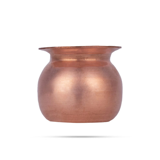 Dev Gadu - 2 x 1.5 Inches | Copper Chombu / Kalash / Pooja Pot / Kalash For Pooja And Ritual Water Offering - kalash & pooja Lota