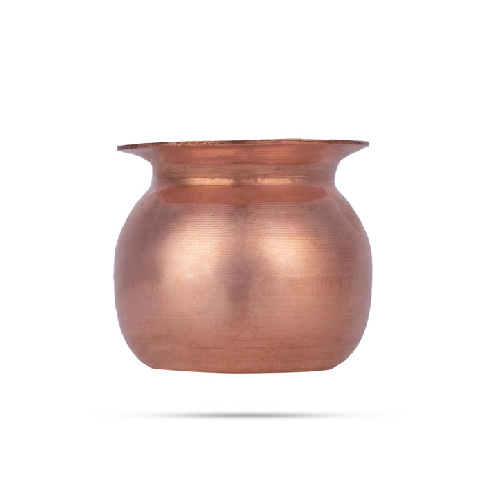 Dev Gadu - 2 x 1.5 Inches | Copper Chombu / Kalash / Pooja Pot / Kalash For Pooja And Ritual Water Offering - kalash & pooja Lota