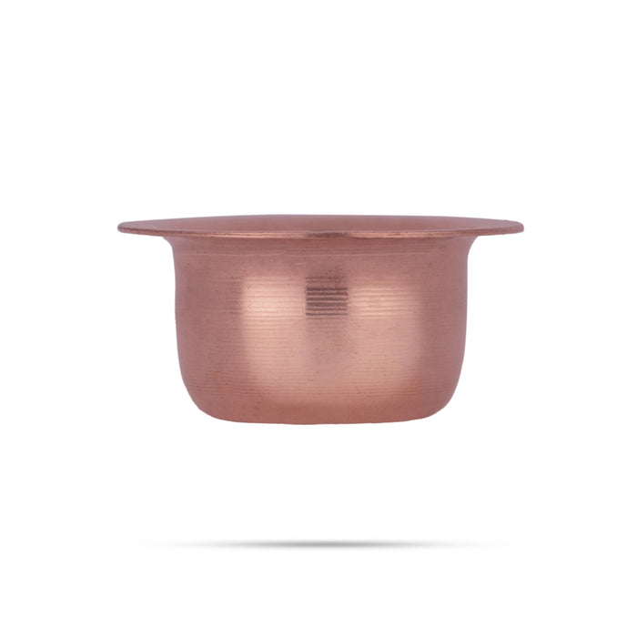 Dev Gadu - 2 x 1.5 Inches | Copper Chombu / Kalash / Pooja Pot / Kalash For Pooja And Ritual Water Offering - kalash & pooja Lota