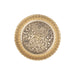 Brass Plate - 1 x 4 Inches | Pheldar Design Thali Plate/ Pooja Plate for Home/ 95 Gms Approx - Pooja Plate & Tray
