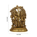 Tree Radha Krishna Murti - 14 x 9 Inches | Antique Brass Statue / Radha Krishna Idol for Pooja - Brass Murties