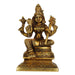 Rajarajeshwari Idol - 5 Inches | Antique Brass Statue/ Amman Statue/ Rajarajeshwari Devi Statue for Pooja - Brass Murties