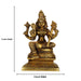 Rajarajeshwari Idol - 5 Inches | Antique Brass Statue/ Amman Statue/ Rajarajeshwari Devi Statue for Pooja - Brass Murties