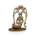 Agal Vilakku - 5.5 x 4 Inches | Antique Brass Diya/ Brass Deepam/ Parrot Lamp for Pooja/ 580 Gms Approx - Decorative Lamp