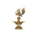 5 Face Kuthu Vilakku - 5 x 3 Inches | Antique Brass Lamp/ Annam Deep for Pooja/ 440 Gms Approx - Kuthuvilakku