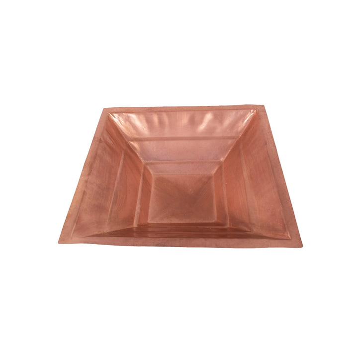 Havan Kund Without Stand - 5 x 18 Inches | Copper Agnihotra/ Hawan Kund With Handle For Yajna And Homam