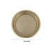 Brass Plate - 5.5 Inches | Sargam Design Plate/ Pooja Thali Plate for Home/ 55 Gms Approx - Pooja Plate & Tray