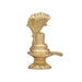 Sheshnag Shivling Statue - 2 x 1.5 Inches | Copper Idol/ Gold Polish Shivling with Sheshnag for Pooja/ 65 Gms - Copper Murties