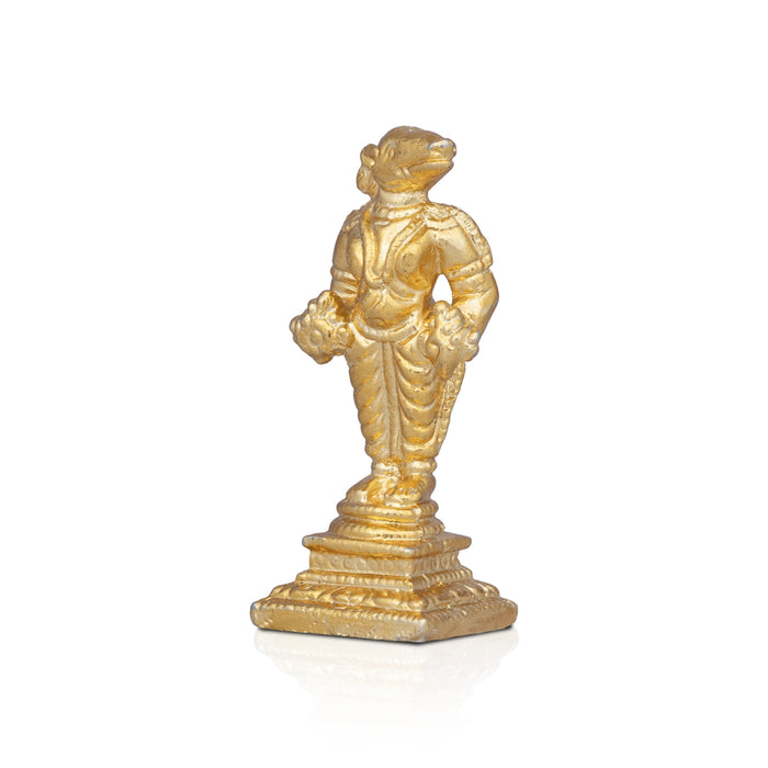 Varaha Idol - 2.5 x 1 Inches | Copper Idol/ Gold Polish Varahar Idol for Pooja/ 80 Gms Approx - Copper Murties