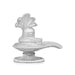 Sheshnag Shivling - 1.5 x 2 Inches | Copper Idol/ Silver Polish Shivling with Sheshnag for Pooja/ 80 Gms Approx - Copper Murties