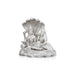 Laxmi Vishnu Murti Sitting on Sheshnag - 1.25 x 1.5 Inches | Copper Idol/ Silver Polish Lakshmi Vishnu Idol - Copper Murties
