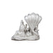 Laxmi Vishnu Murti Sitting on Sheshnag - 1.25 x 1.5 Inches | Copper Idol/ Silver Polish Lakshmi Vishnu Idol - Copper Murties