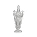 Balaji Murti - 2.5 x 1 Inches | Copper Idol/ Silver Polish Standing Balaji Statue for Pooja/ 35 Gms Approx - Copper Murties