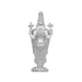 Balaji Murti - 2.5 x 1 Inches | Copper Idol/ Silver Polish Standing Balaji Statue for Pooja/ 35 Gms Approx - Copper Murties