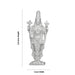Balaji Murti - 2.5 x 1 Inches | Copper Idol/ Silver Polish Standing Balaji Statue for Pooja/ 35 Gms Approx - Copper Murties