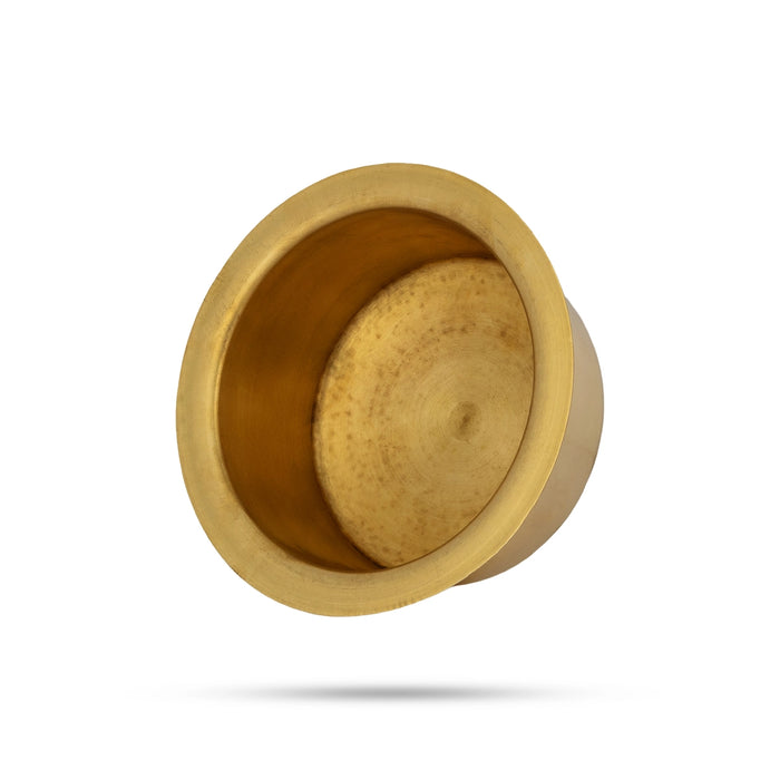 Adukku Bowl - 3 x 6 Inches | Brass Cup/ kitchen Vessel / Kinnam for Serving & Daily Use