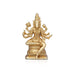 Varahi Idol - 1.75 x 1 Inch | Copper Idol/ Gold Polish Varahi Amman Statue for Pooja/ 30 Gms Approx - Copper Murties