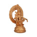 Ayyapan With Arch Sitting On Base Murti - 8 x 5.5 Inches | Panchaloha Idol / Iyyappan Statue For Pooja - Panchaloha Murties