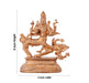 Sharabheshwara Murti With Base - 5 x 4 Inches | Panchaloha Statue/ Sharabha Idol for Worship - Panchaloha Murties