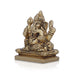 Ganesh Murti - 2 x 2 Inches | Antique Brass Idol/ Ganapati Idol for Pooja/ 190 Gms Approx - Brass Murties