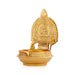 Kuber Kamakshi Deepam - 5.5 x 4 Inches | Brass Lamp/ Kamatchi Amman Vilakku/ Kubera Kamatchi Vilakku for Pooja - Deity Lamps