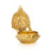 Shanku Chakra Namam Deepam - 5.5 x 4 Inches | Brass Lamp/ Kuber Kamakshi Deepam/ Kamatchi Vilakku for Pooja - Deity Lamps