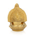 Shanku Chakra Namam Deepam - 5.5 x 4 Inches | Brass Lamp/ Kuber Kamakshi Deepam/ Kamatchi Vilakku for Pooja - Deity Lamps