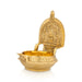 Ashtalakshmi Kubera Vilakku - 5.5 x 4 Inches | Brass Lamp/ Kuber Laxmi Kamakshi Deepam for Pooja - Deity Lamps