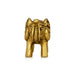 Elephant Statue - 1 x 1.75 Inches | Elephant Figurine/ Antique Brass Idol for Home Decor/ 40 Gms Approx - Table Stand Accessories