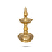 Kerala Lamp - 11.5 x 5 Inches | Brass Nilavilakku/ Brass Kuthu Vilakku/ Fancy Lamp for Pooja/ 1.005 Kgs Approx - Kerala Vilakku