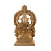 Ganesh Murti With Arch - 5.5 x 3 Inches | Antique Brass Idol/ Ganpati Murti for Pooja/ 760 Gms Approx - Brass Murties