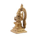 Ganesh Murti With Arch - 5.5 x 3 Inches | Antique Brass Idol/ Ganpati Murti for Pooja/ 760 Gms Approx - Brass Murties