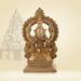 Ganesh Murti With Arch - 5.5 x 3 Inches | Antique Brass Idol/ Ganpati Murti for Pooja/ 760 Gms Approx - Brass Murties