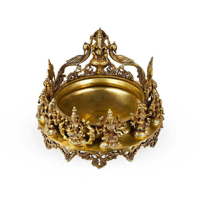 Brass Flower Pot With Leg | Brass Planter With Stand | Brass Plant Stand